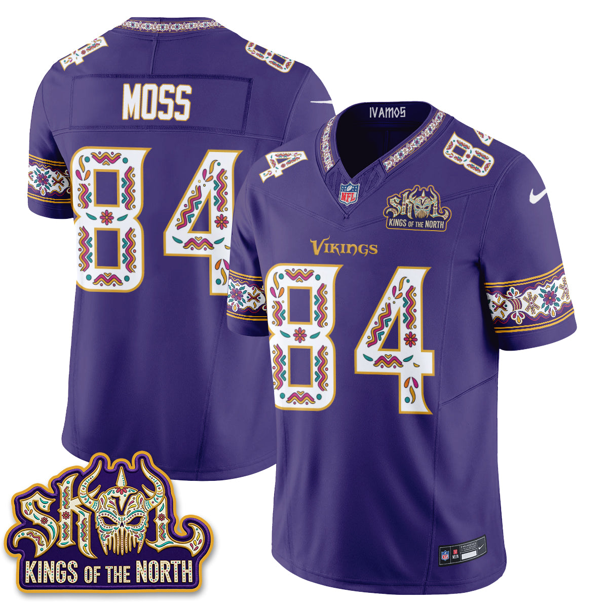 Minnesota Vikings  Latino Heritage Month Vapor Jersey - Stitched