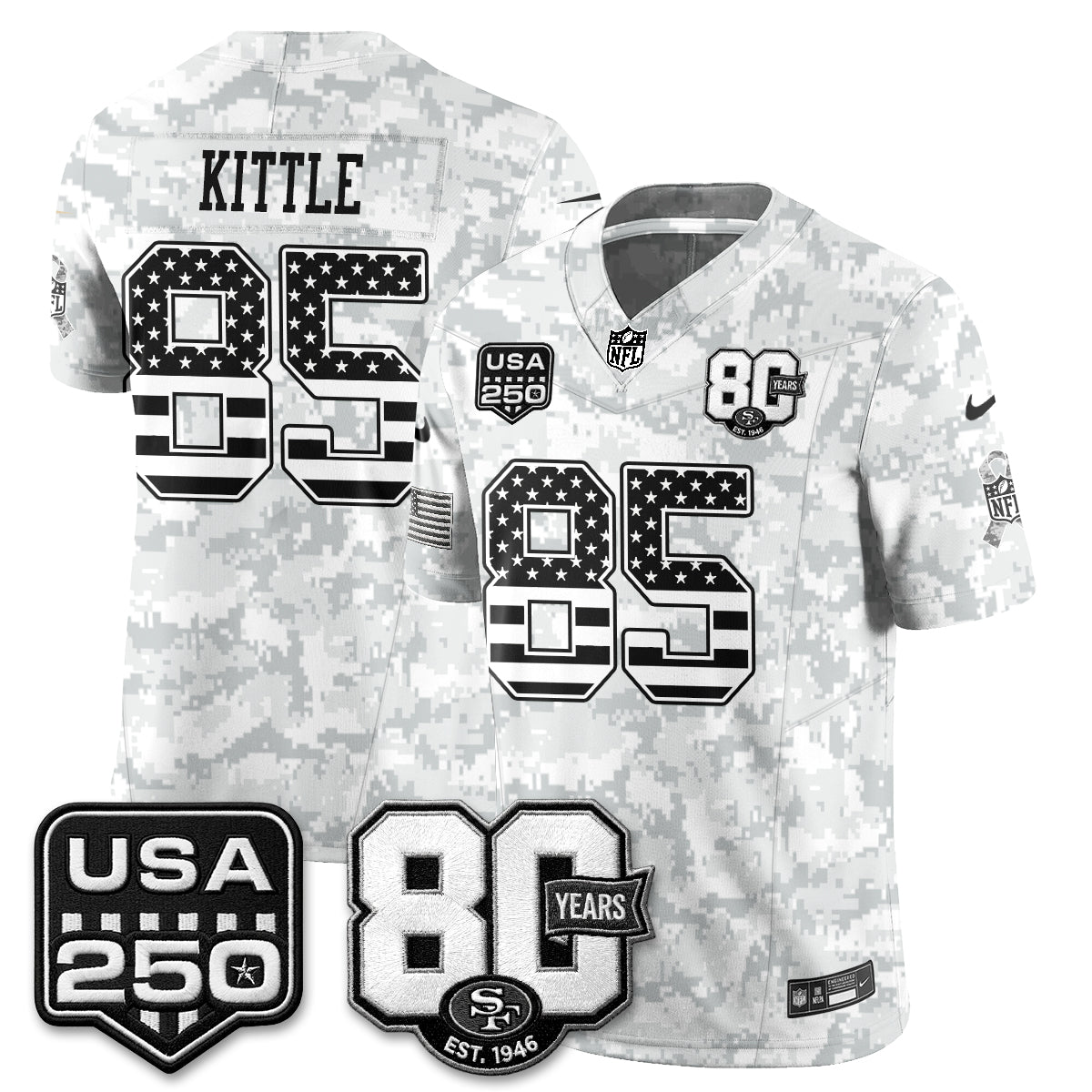 SF 2026 Salute to Service Edition Vapor Jersey - Stitched