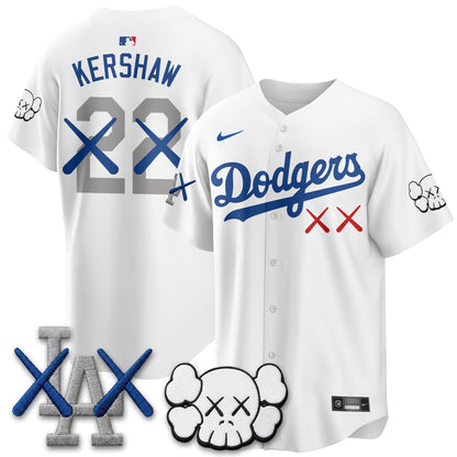 Los Angeles Dodgers x KAWS Edition Vapor Jersey - Stitched