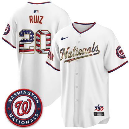 WSH 2026 Independence Day USA Vapor Jersey - Stitched