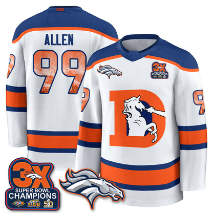 DEN Fan Gear Edition Hockey Jersey - Stitched