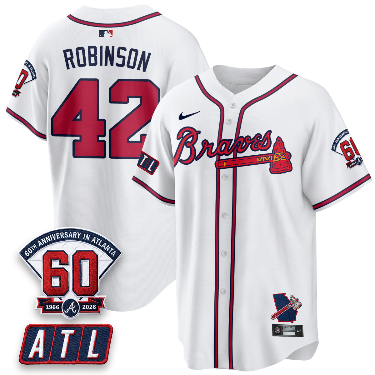 ATL 2026 60th Anniversary Vapor City Connect Limited Jersey - All Stitched