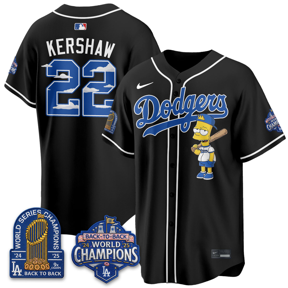 Los Angeles Dodgers x The Yellow Family Edition Vapor Jersey - Printed