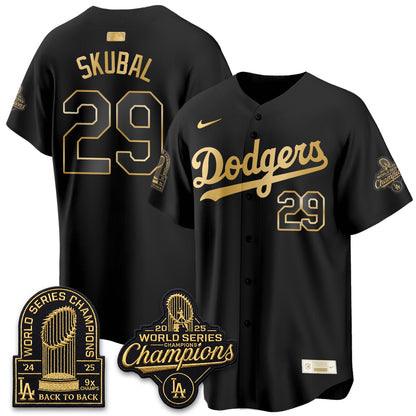 Los Angeles Dodgers Welcome No.29 Vapor Jersey- Stitched