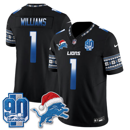 DET Xmas Edition Vapor Jersey - Stitched