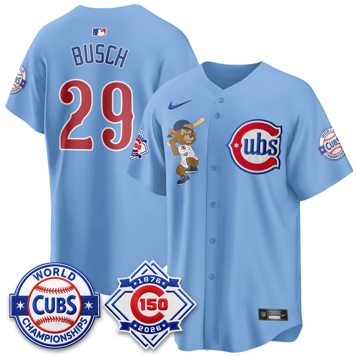 Chicago Cubs Clark Edition Vapor Limited Jersey - Stitched