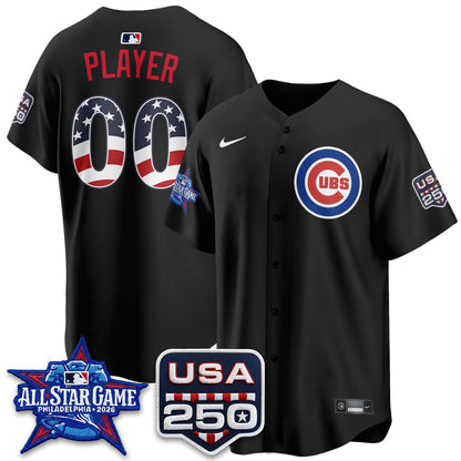Chicago Cubs 2026 All Star Edition Vapor Custom Jersey - Stitched