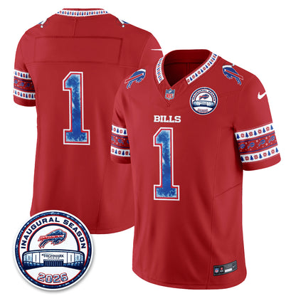 BUF Xmas Edition Vapor Jersey - Stitched