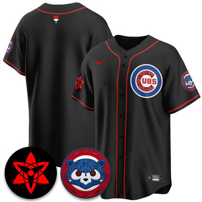 Chicago Cubs Uchiha Sasuke Vapor Limited Jersey - Stitched
