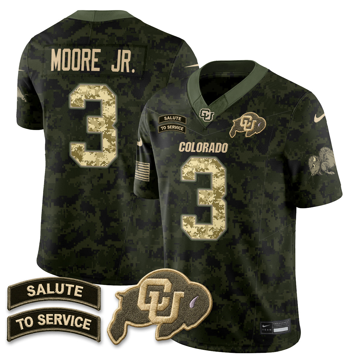 CU 2026 Salute to Service Vapor Jersey - Stitched