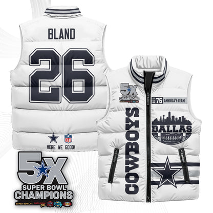 DAL "America's Team" Puffer Vest - Printed