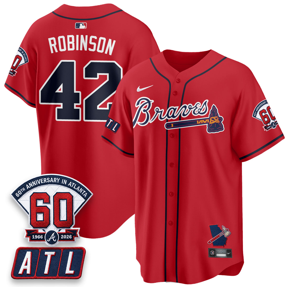 ATL 2026 60th Anniversary Vapor City Connect Limited Jersey - All Stitched