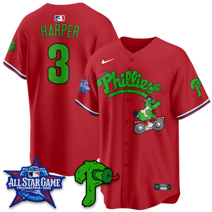 Philadelphia Phillies Phanatic Vapor Limited Jersey V2- Stitched