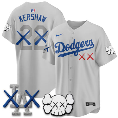 Los Angeles Dodgers x KAWS Edition Vapor Jersey - Stitched