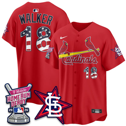 St. Louis Cardinals 2026 Home Run Derby Champion Jersey - All Stitched