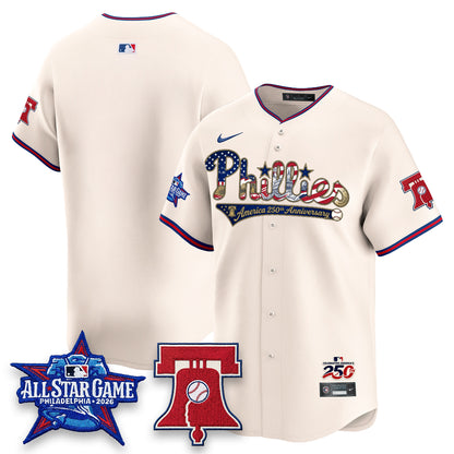 PHI 2026 Independence Day USA Vapor Limited Blue Jersey - Stitched