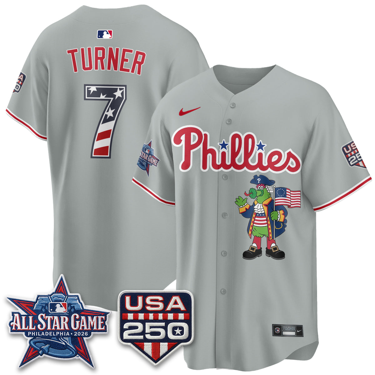 Philadelphia Phillies 2026 All Star Phanatic Edition Vapor Jersey - Stitched