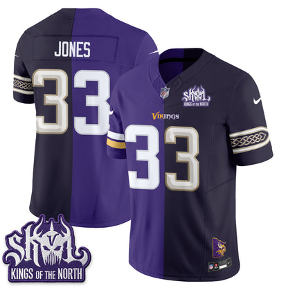Minnesota Vikings Split Edition Vapor Jersey - Stitched