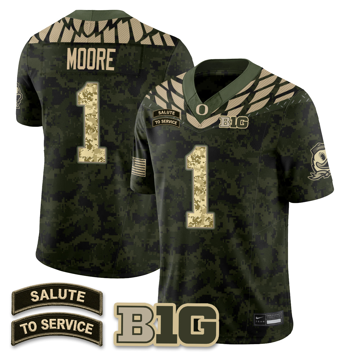 ORE 2026 Salute to Service Vapor Jersey - Stitched