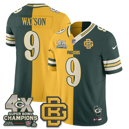 Green Bay Packers Rivalries Split Edition Vapor Jersey - Stitched
