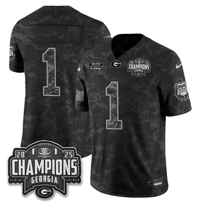 UGA 2026 Salute to Service Vapor Jersey - Stitched