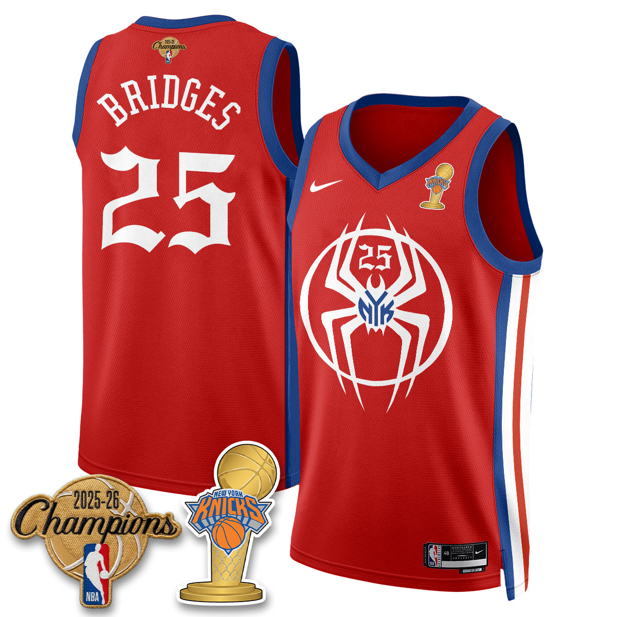 New York Knicks 2026 Champions Brand New Day Vapor Jersey - Stitched