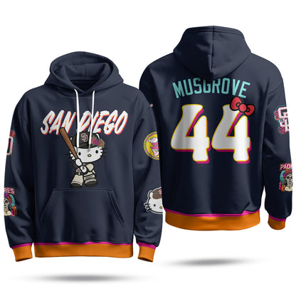SD x Meow KT Fleece Hoodie - Printed