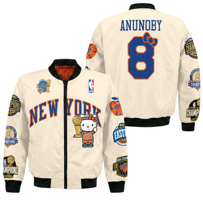 NYK 2026 NBA Finals Champions Limited Edition Bomber Jacket V3- Printed