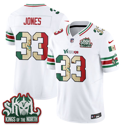 Minnesota Vikings Mexico Edition Vapor Jersey - Stitched