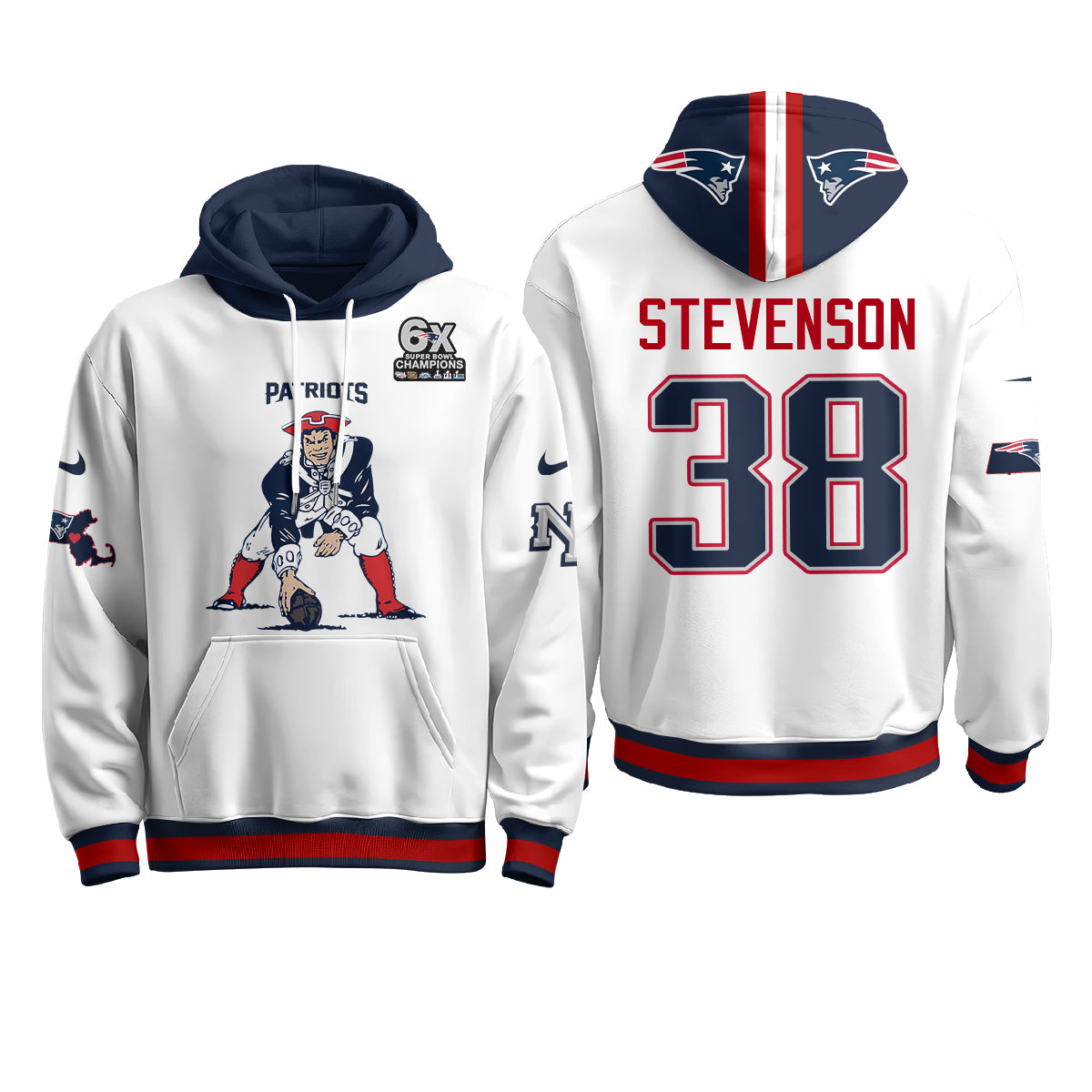 NE Minuteman Edition Hoodie - Stitched
