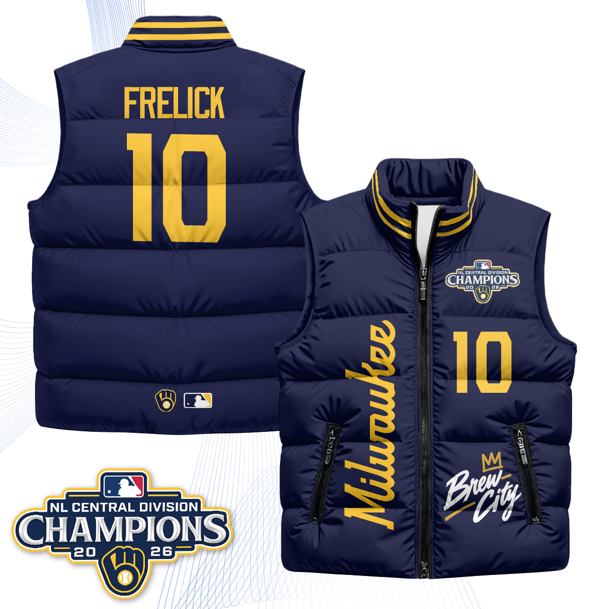 MIL "Brew City" Puffer Vest V2 - Printed