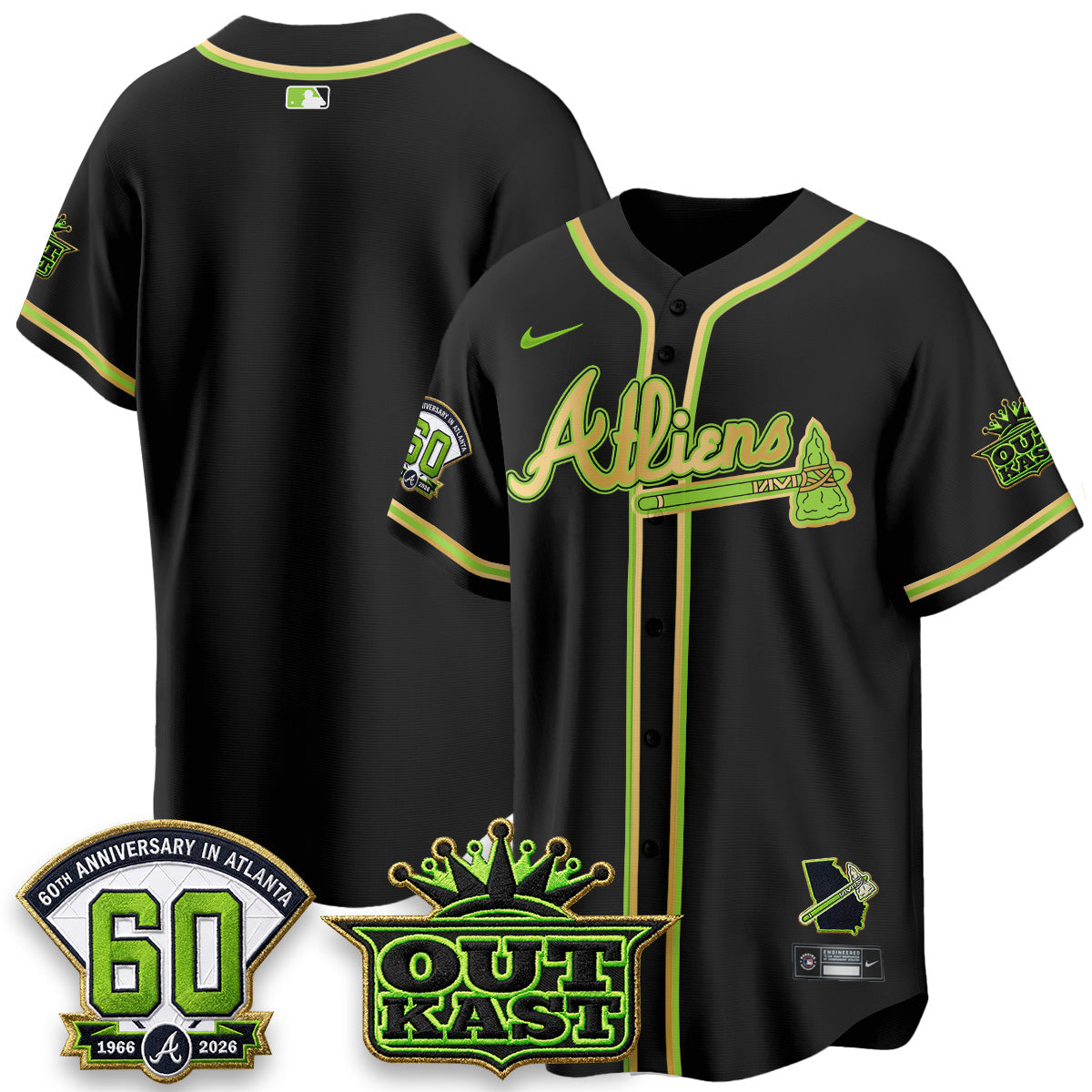 ATL x Outkast Atliens Vapor Jersey - Stitched