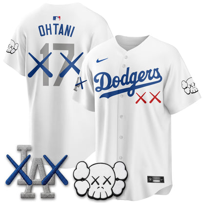 Los Angeles Dodgers x KAWS Edition Vapor Jersey - Stitched