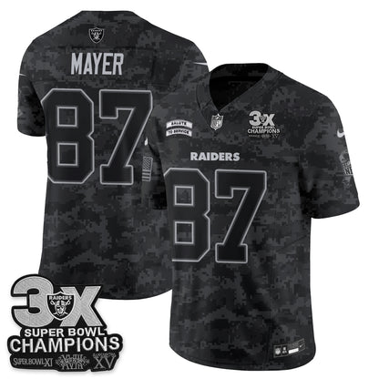 Las Vegas Raiders 2026 Salute to Service V2 Vapor Jersey - Stitched