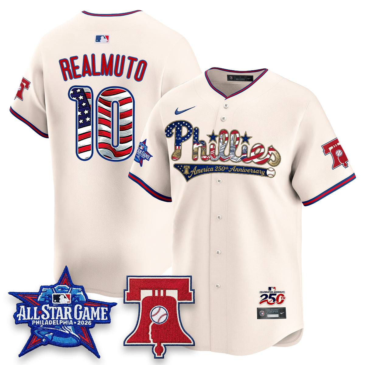 PHI 2026 Independence Day USA Vapor Limited Blue Jersey - Stitched