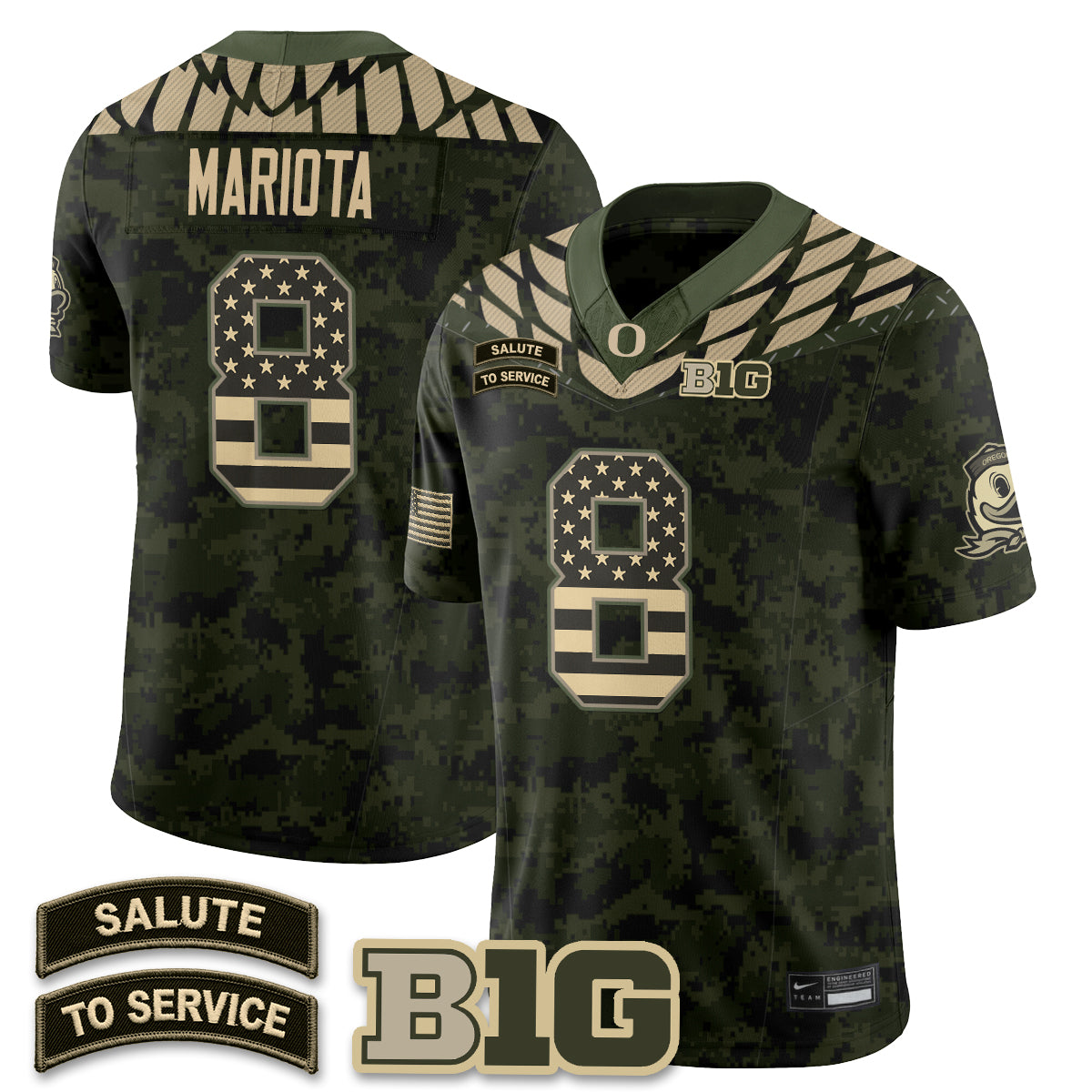 ORE 2026 Salute to Service Vapor Jersey - Stitched