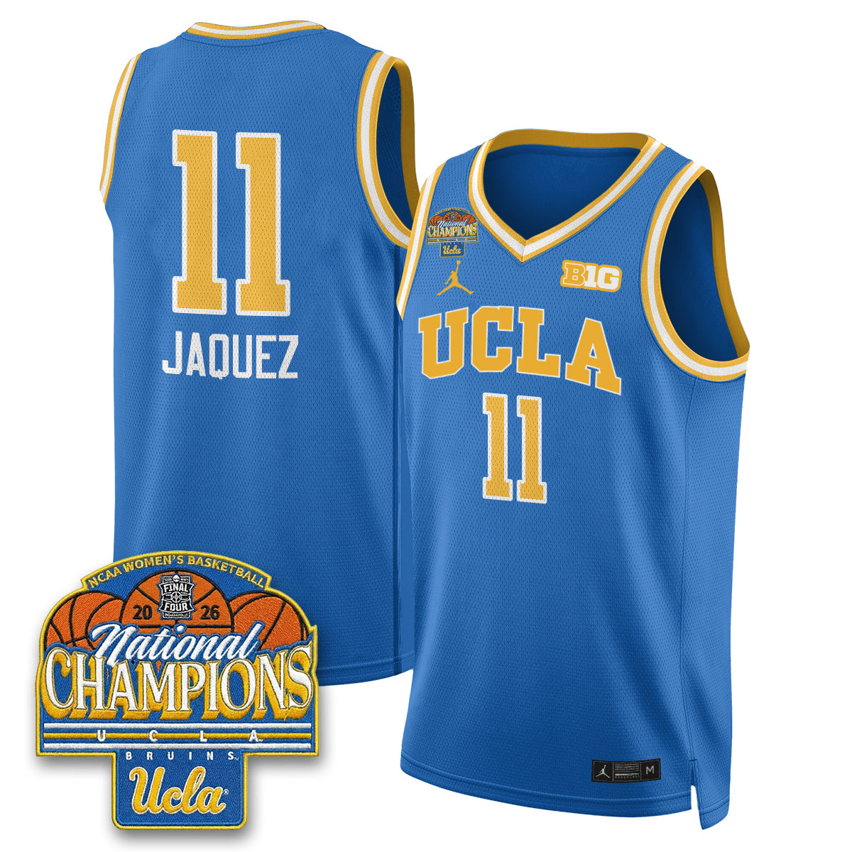 UCLA Women's Basketball National Champion 2026 Limited Jersey -  All Stitched