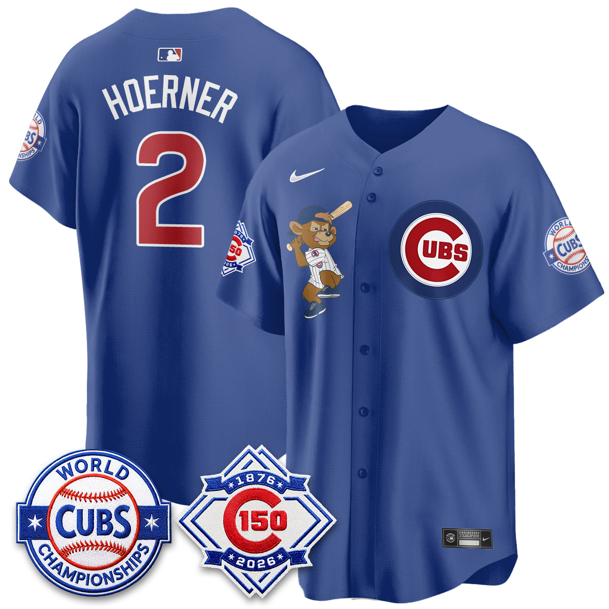 Chicago Cubs Clark Edition Vapor Limited Jersey - Stitched