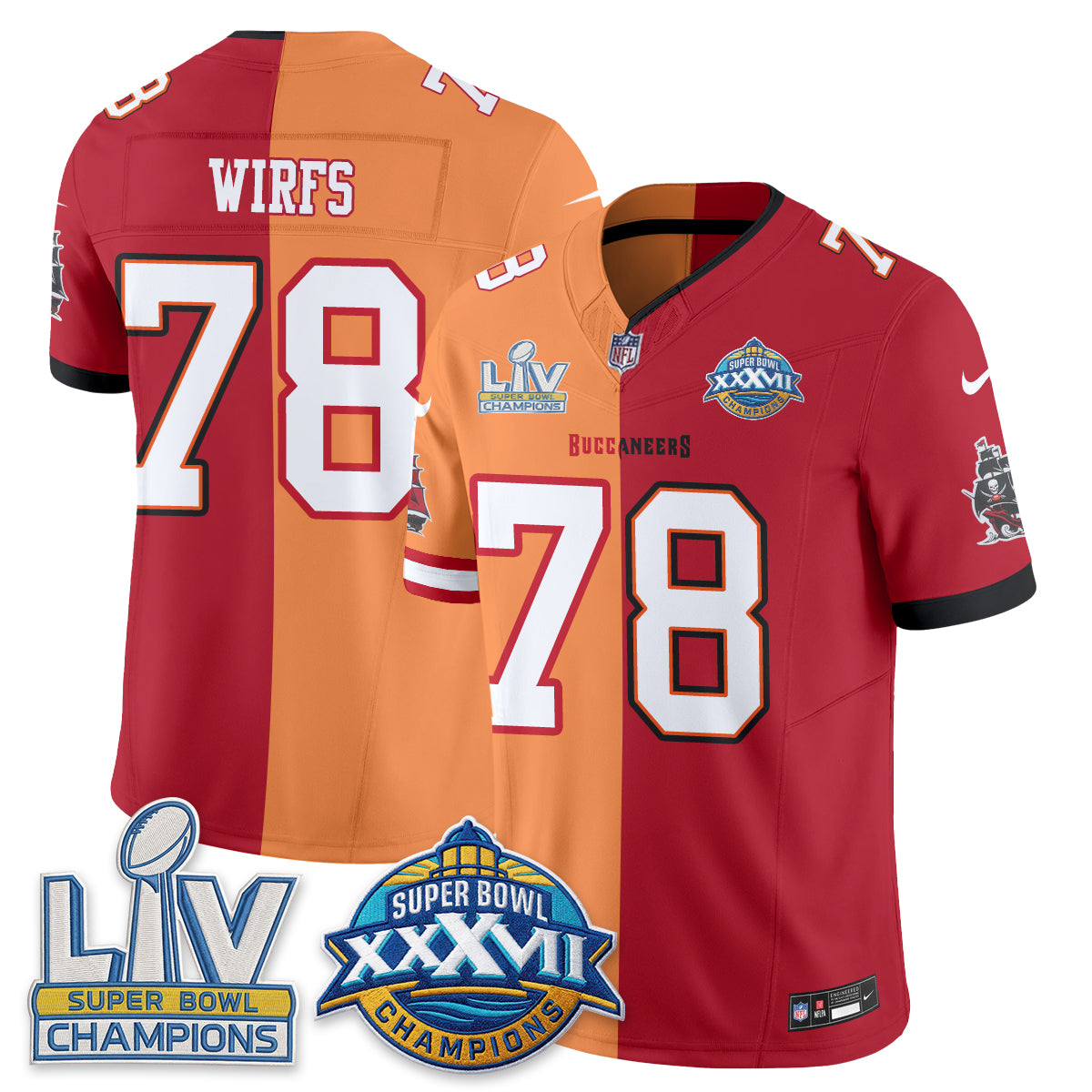 TB S.Bowl Split Edition Vapor Jersey - Stitched