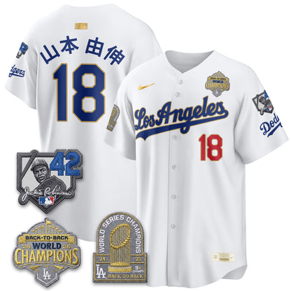 LAD 2026 New Era Gold Collection Vapor Limited Jersey - B2B Champs - All Stitched