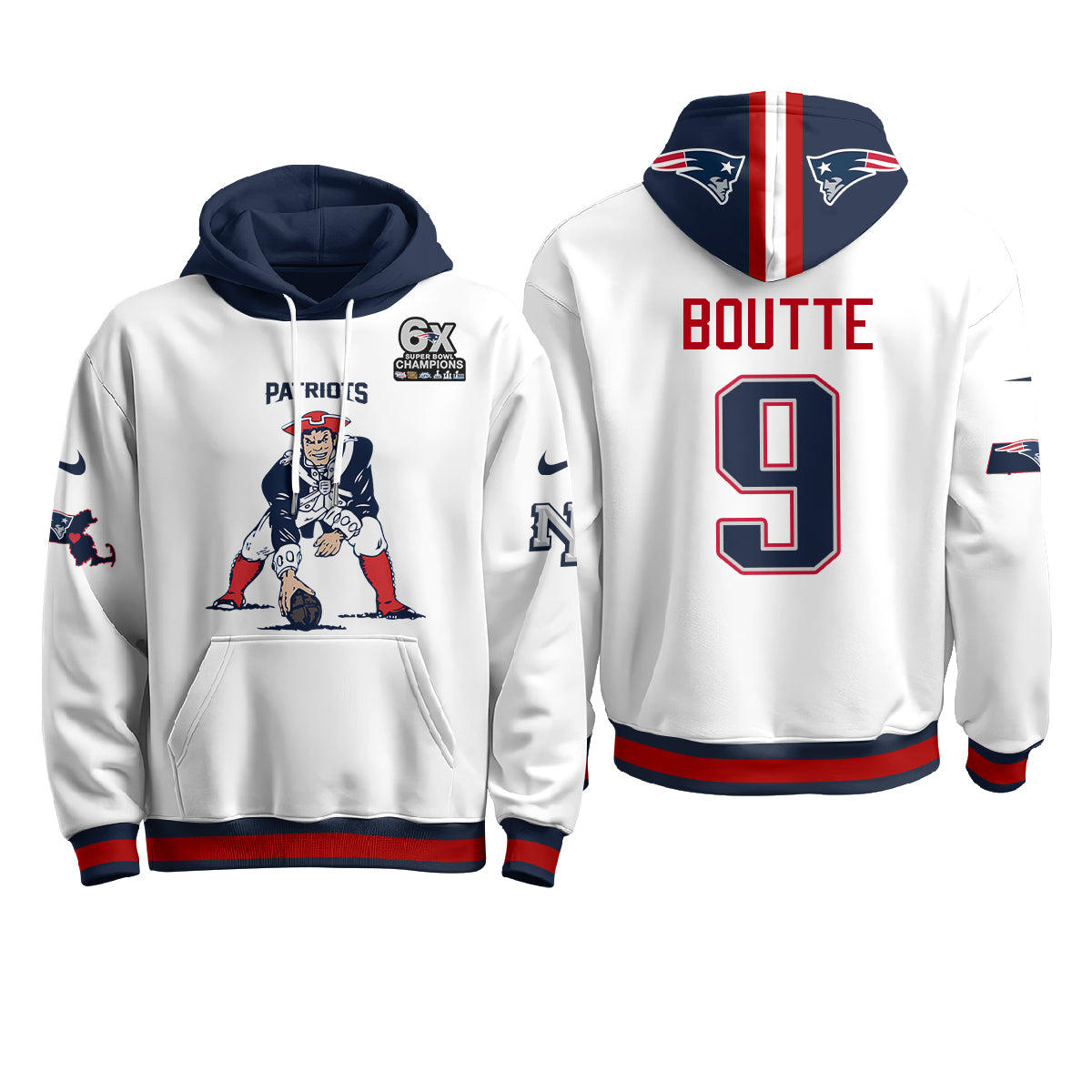 NE Minuteman Edition Hoodie - Stitched