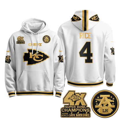 KC 4X Champs Gold Edition Hoodie - Stitched