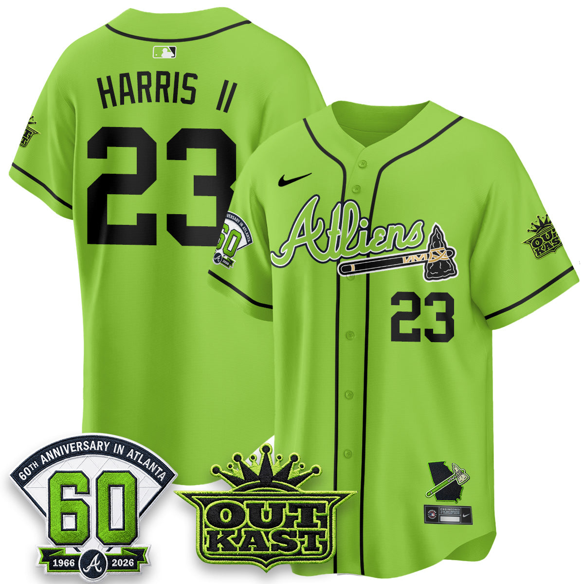 ATL x Outkast Atliens Vapor Jersey - Stitched