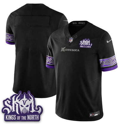 MIN  Warrior Skol Patch Vikings Font Edition  - Stitched (2)