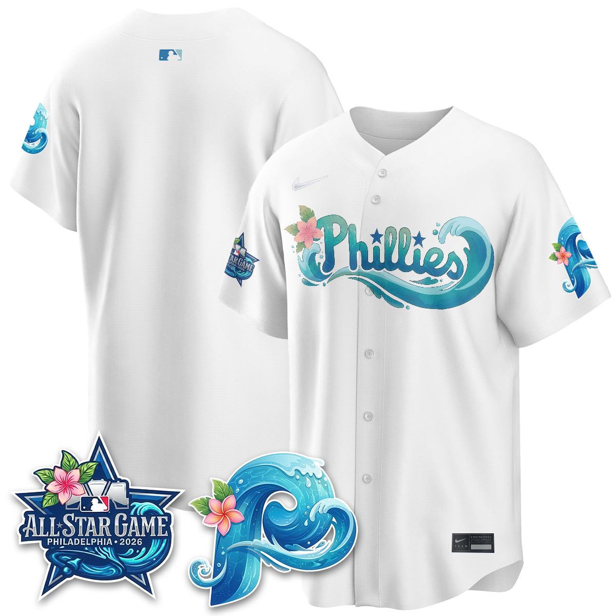 Philadelphia Phillies Aloha Spirit Vapor Limited Jersey - Stitched
