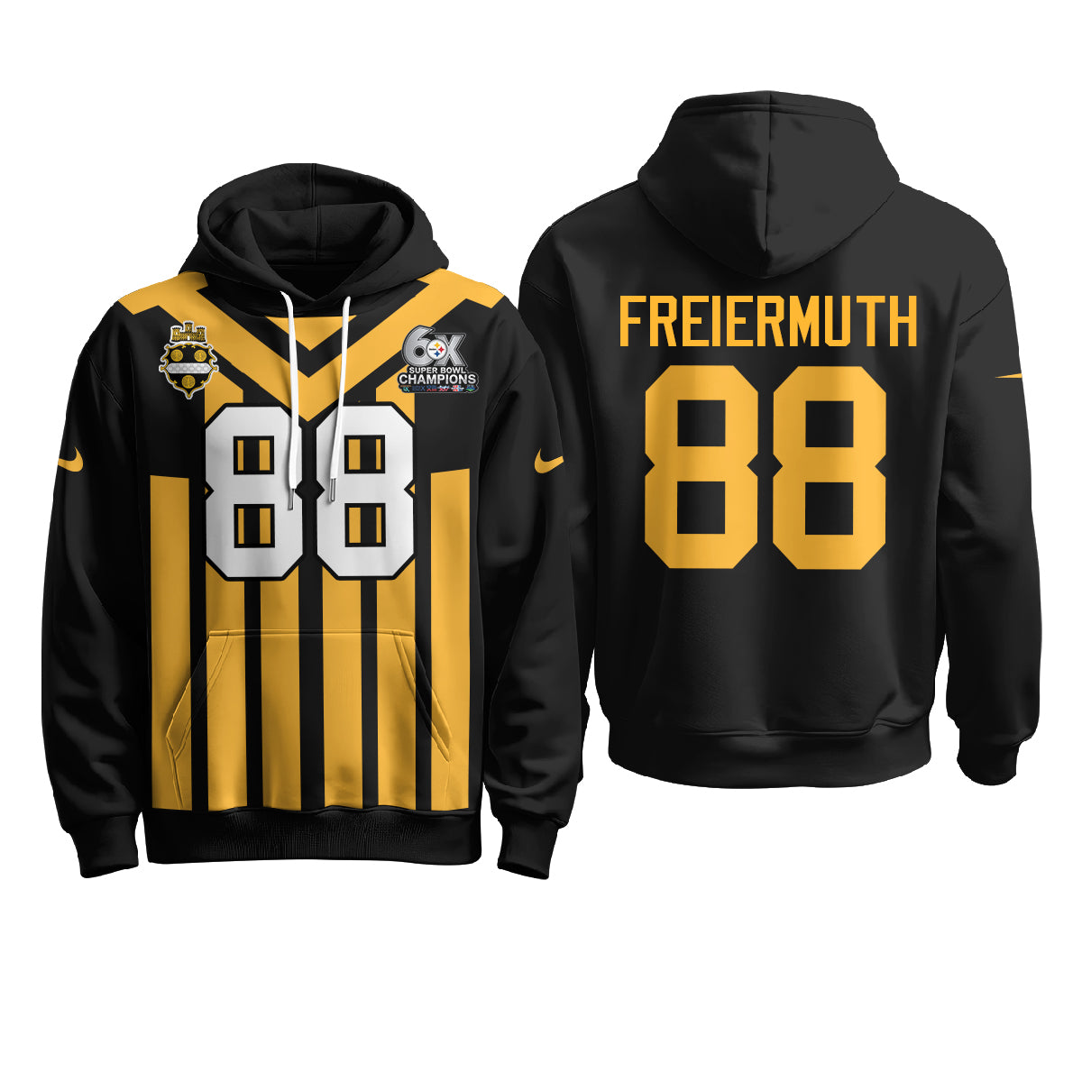 PIT 6X Champs Rivalries Fleece Hoodie - Printed