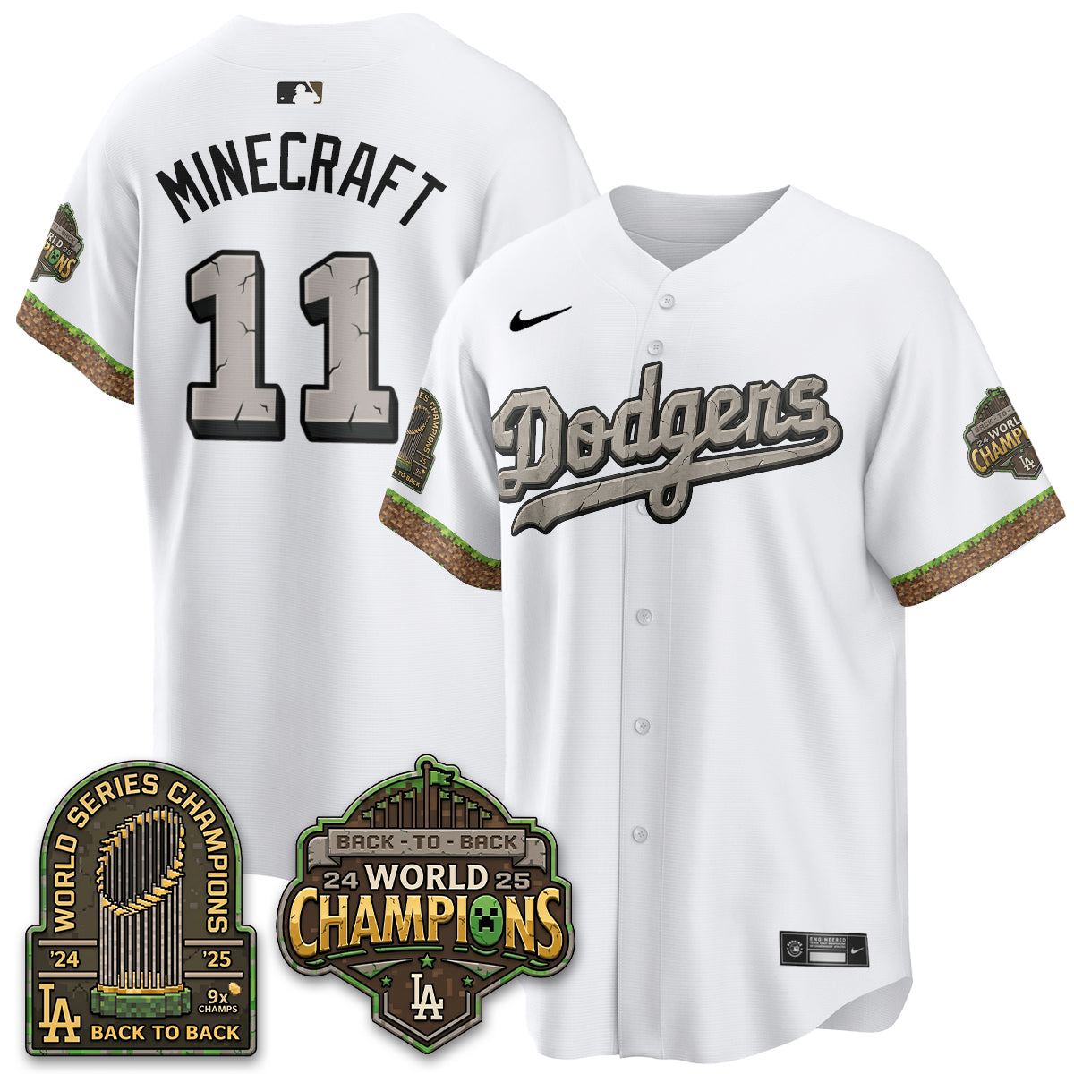 Los Angeles Dodgers x Voxel Game Vapor Jersey - Printed