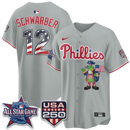 Philadelphia Phillies 2026 All Star Phanatic Edition Vapor Jersey - Stitched