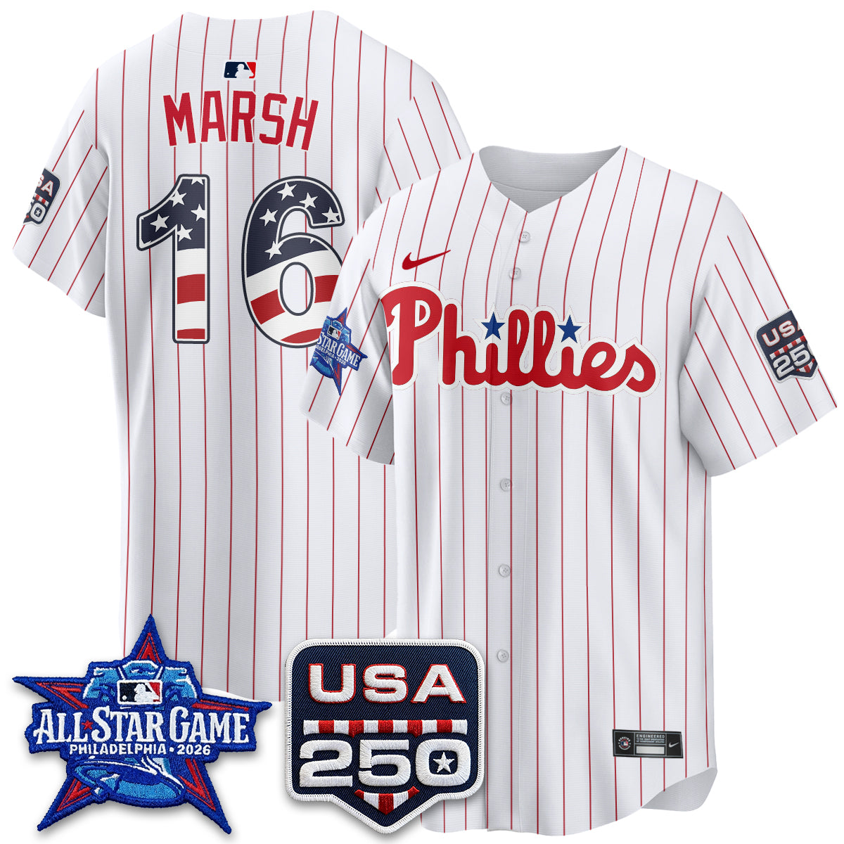 Philadelphia Phillies 2026 All Star Edition Vapor Jersey - Stitched