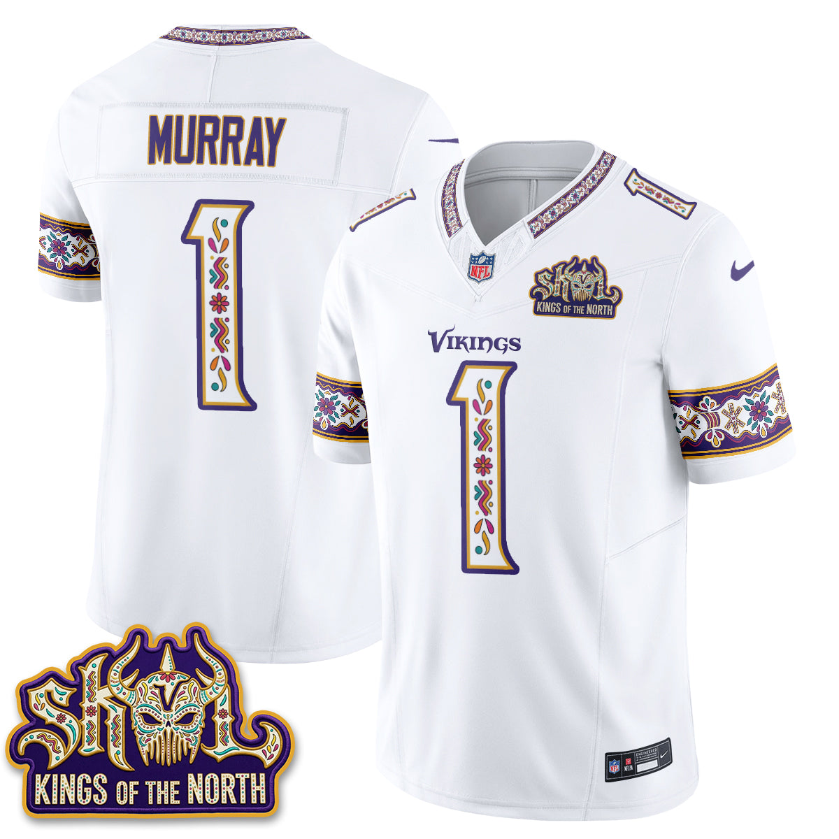 Minnesota Vikings  Latino Heritage Month Vapor Jersey - Stitched